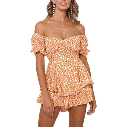 Floral Off Shoulder Romper