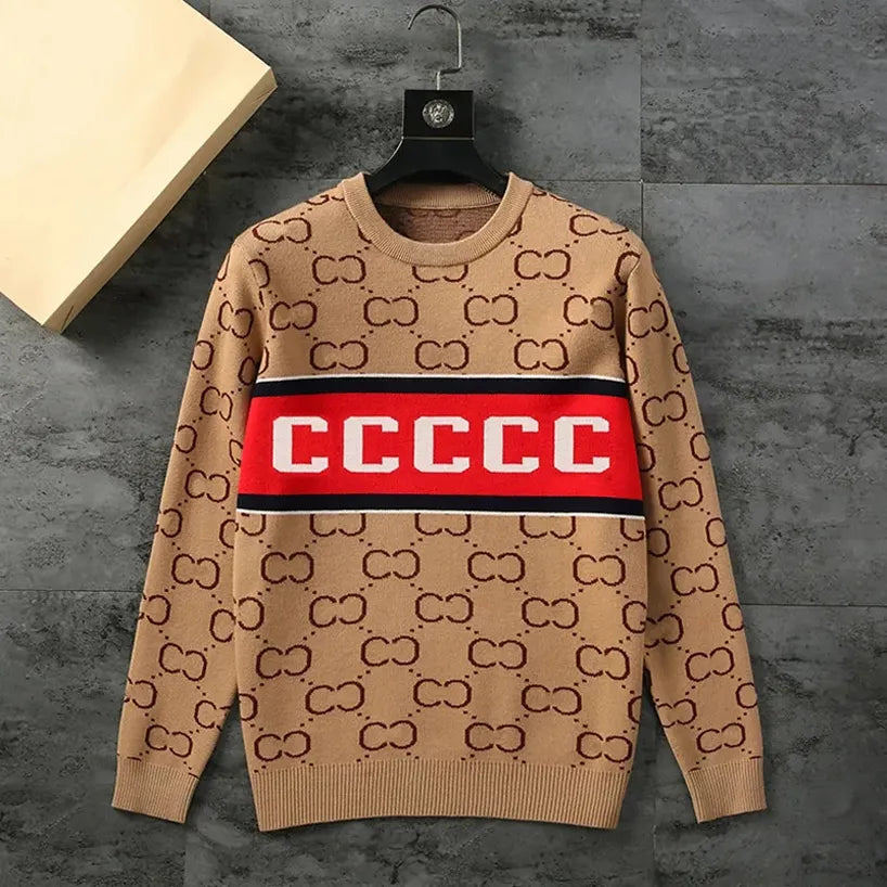 New Europe women and mens designer sweaters retro classic luxury sweatshirt men Arm letter embroidery Round neck comfortable high-quality jumper