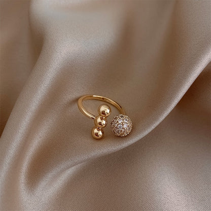 New Luxury Leaf Branch Shape Open Rings For Women Korean Party Exquisite Finger Ring Girls Minimalist Unusual Jewelry Gifts