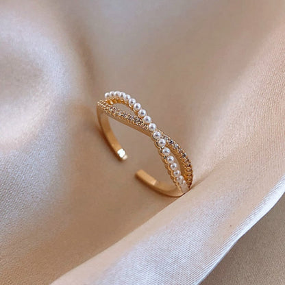 New Luxury Leaf Branch Shape Open Rings For Women Korean Party Exquisite Finger Ring Girls Minimalist Unusual Jewelry Gifts