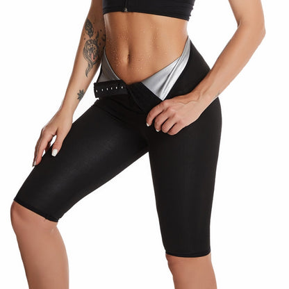 New Upgrade Women Body Shaper Pants Hot Sweat Sauna Effect Slimming Pants Fitness Shorts Shapewear Workout Gym Leggings