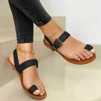 Fashion Slippers For Women Clip Toe Summer Buckle Sandals Casual Ladies Beach Shoes Woman Flip Flops Female  Square Heels