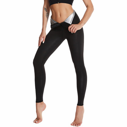 New Upgrade Women Body Shaper Pants Hot Sweat Sauna Effect Slimming Pants Fitness Shorts Shapewear Workout Gym Leggings