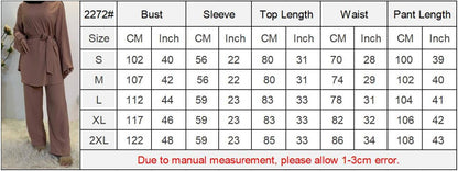 2 Pieces Dubai Abaya Turkish Hijab Muslim Dress Women Kaftan Islamic Clothing Grote Maten Dames Kleding Ensemble Femme Musulmane