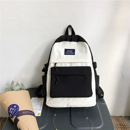 Large Capacity Women Backpack Fashion Schoolbag Backpacks for Teenager Girls Female High School College Student Book Bags Female T07