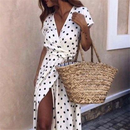 Women Dress Summer Casual Sleeveless Halter Solid Beach Long Dress Round Neck Sling Fashion Beach Clothes Plus Size 5XL