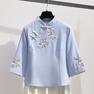 Chinese Style Hooded Stitching Vestido Cheongsam Embroidery Sweatshirt Dress Spring Autumn Women Buckle Thick Harajuku Dresses