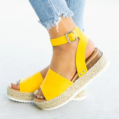 lovwvol Wedges Shoes For Women High Heels Sandals Summer Shoes 2023 Flip Flop Chaussures Femme Platform Sandals Plus Size 35-43