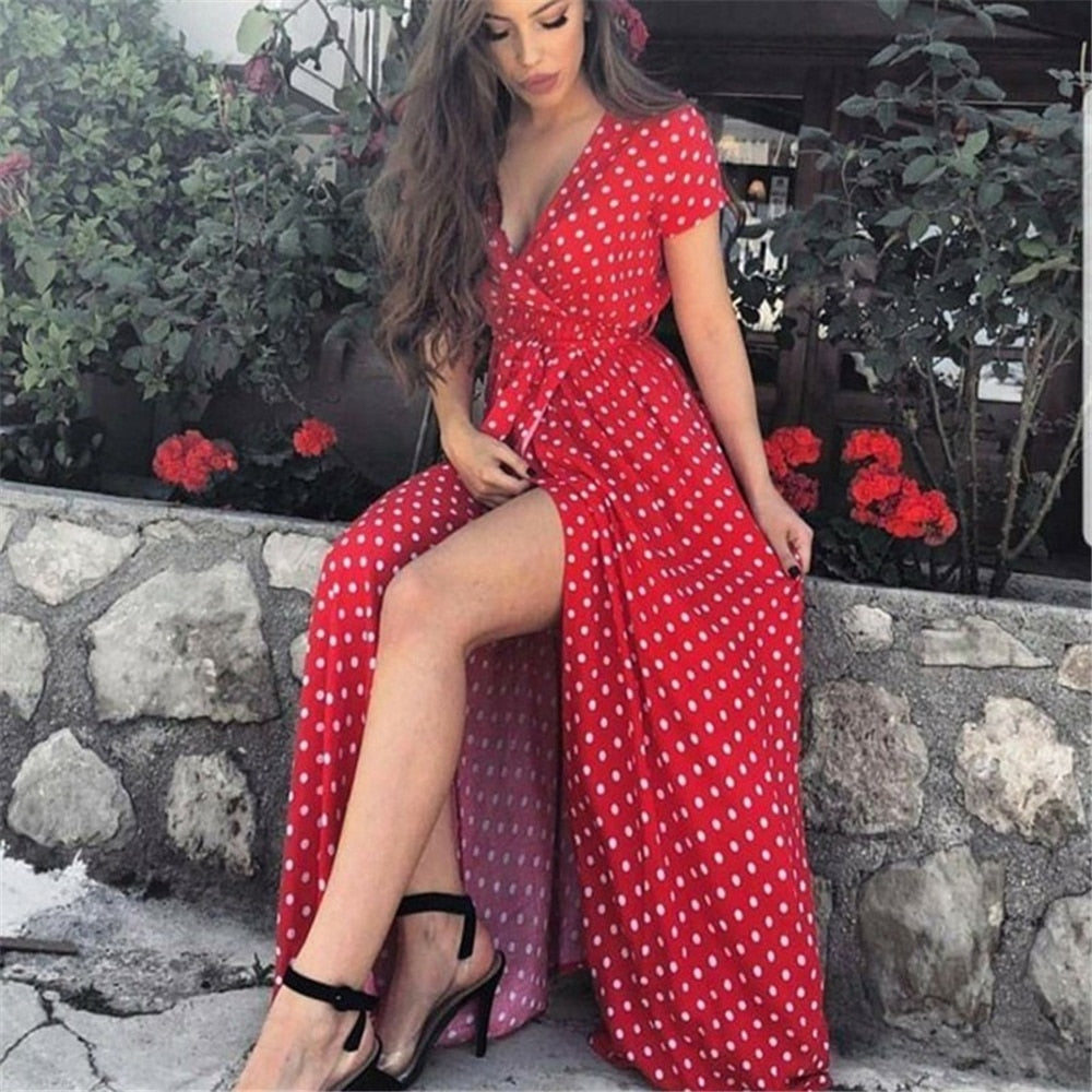 Women Dress Summer Casual Sleeveless Halter Solid Beach Long Dress Round Neck Sling Fashion Beach Clothes Plus Size 5XL