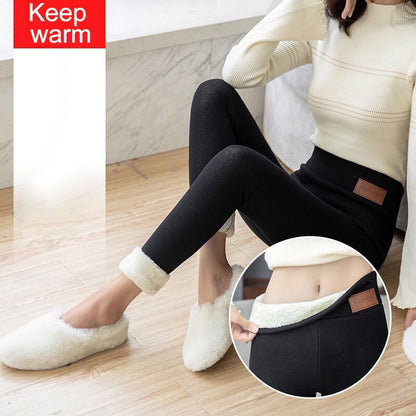 Winter Pants Thermal Leggings High Waisted Pants For Women Flannel Streetwear Trousers Women Winter Casual Pants Women 5XL