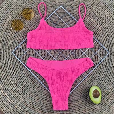 Bikinis Mujer Women Swimwear Women Push-up Padded Bra Bandage Bikini Set Sexy Swimsuit e Swimwear Bathing