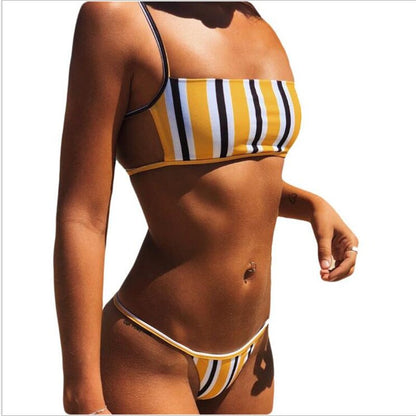 Bandage Bikini Set Brazilian Bikinis Zebra Stripes Mujer Biquini Maillot De Bain Femme two-piece Swimsuit Sexy Mini Bikini