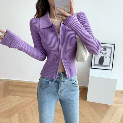 lovwvol Sexy Turtleneck Sweater Women Autumn Winter Clothes Sueter Mujer Zip Christmas Sweaters Pink Fashion Pullovers Ladies