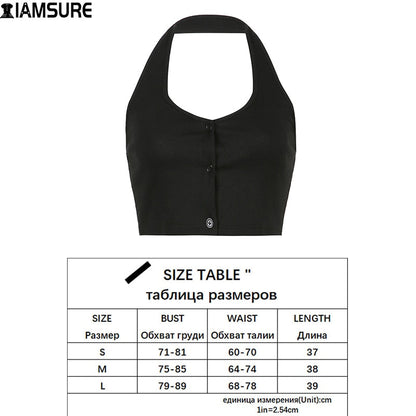 lovwvol Streetwear Fashion Striped y2k Halter Knitted Vest For Women Sexy Backless Slim Outfits Female Tank Tops Autumn