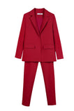 lovwvol Work Pant Suits Business Casual Outfits for Women Winter 2 Piece Set For Women Business Interview Suit Set Uniform Smil Blazer And Pencil Pant Office Lady Suit