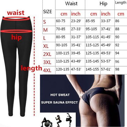 New Upgrade Women Body Shaper Pants Hot Sweat Sauna Effect Slimming Pants Fitness Shorts Shapewear Workout Gym Leggings