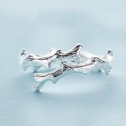 Simple Fashion Silver Color Feather Dolphin Adjustable Ring Exquisite Jewelry Ring For Women Party Wedding Engagement Gift