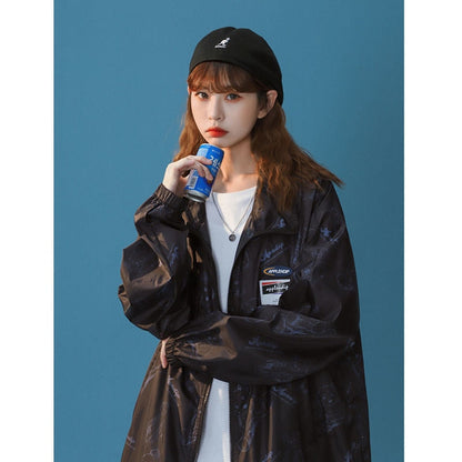 summer sun protection clothing Hooded Casual Women's Harajuku Long Coat For Women Streetwear Gothic Jackets Clothes