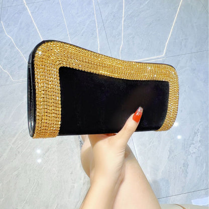 New New high-end velvet niche bag women's bag 2025 shoulder messenger bag party bag dinner bag