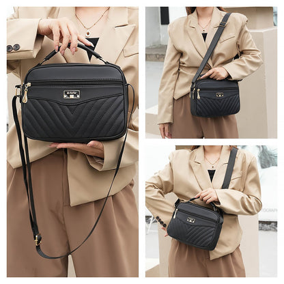 LUTAOTIE 2025 Hot trade bags women's bags wholesale small square bag 2025 new fashion single shoulder oblique span diamond New women's handbag