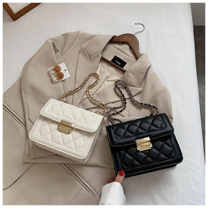 2025 Bag Women  New Trendy Versatile Messenger Women's Leather Small Square Bag Summer Popular One Shoulder Women's Bag