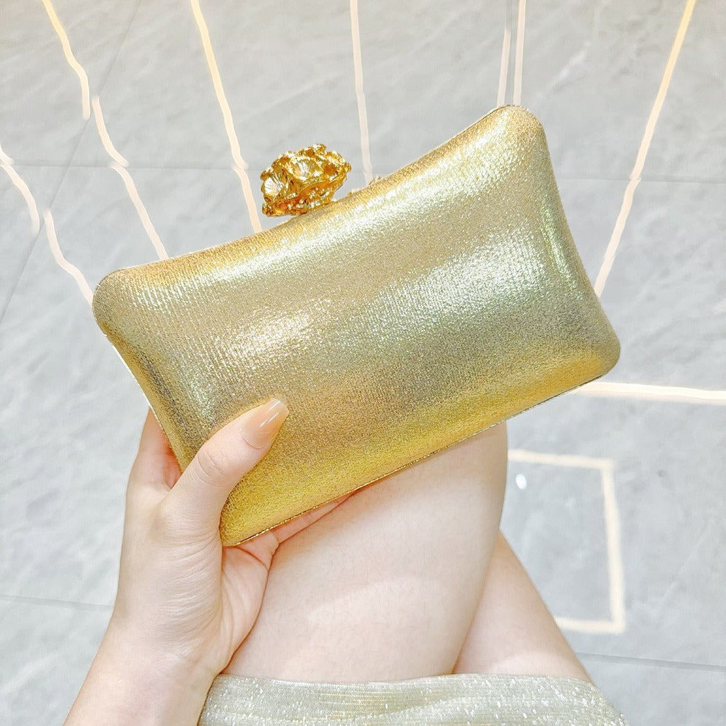 New New light luxury dinner bag clutch bag diamond-encrusted banquet clutch bag celebrity portable shoulder oblique span dress bag