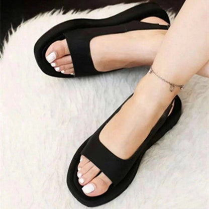 Slingback Peep Toe Beach Sandals