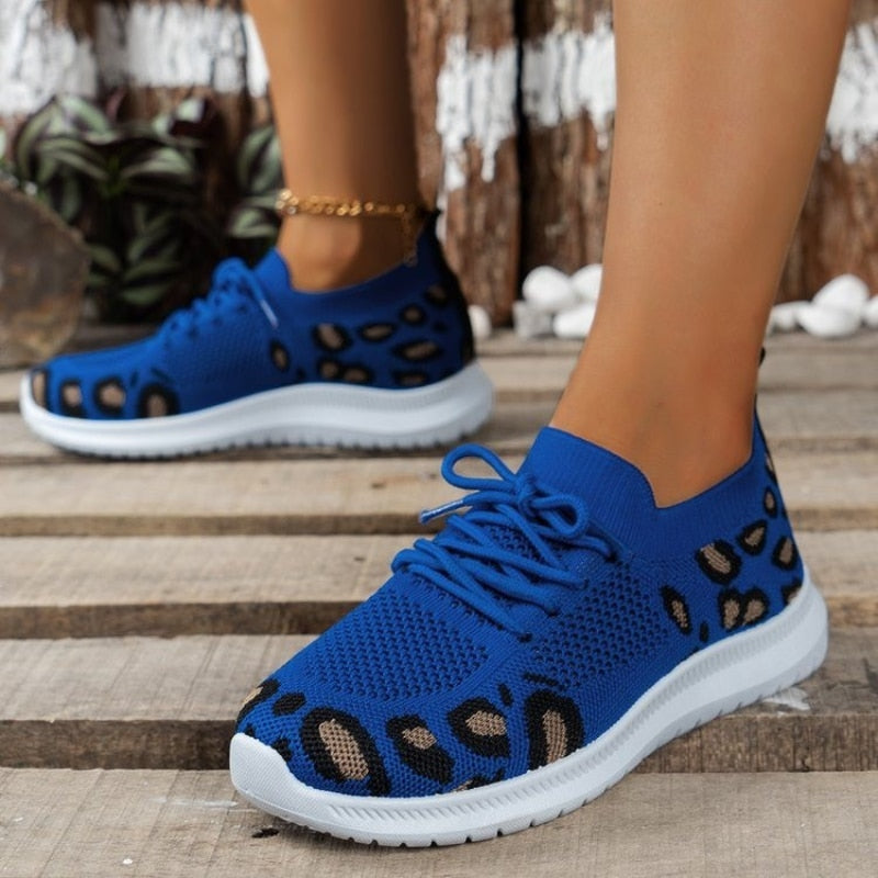 Women's Plus Size Platform Shoes  Autumn New Lace Up Breathable Walking Shoes for Women Outdoor Ladies Casual Sneakers