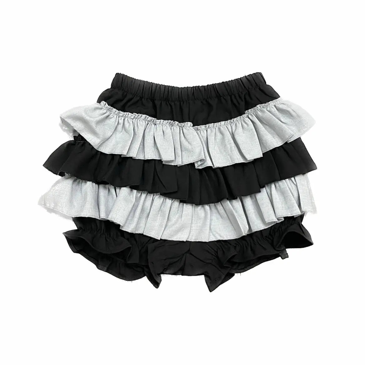 lovwvol Kawaii Lolita Skirt Women Harajuku Ruffle Layered High Waist Patchwork Cutecore Mini Skirt Shorts Japanese Soft Girl