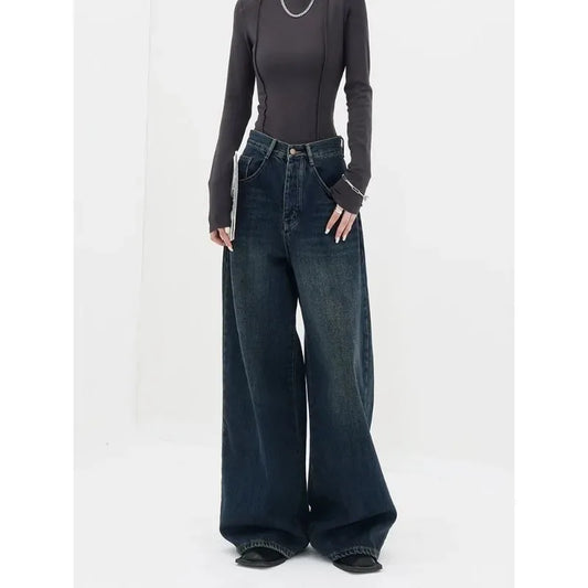 lovwvol   Y2k Oversized Vintage Jeans Woman Streetwear Baggy Harajuku Denim Pants Korean Fashion Spring Grunge Trousers Aesthetic