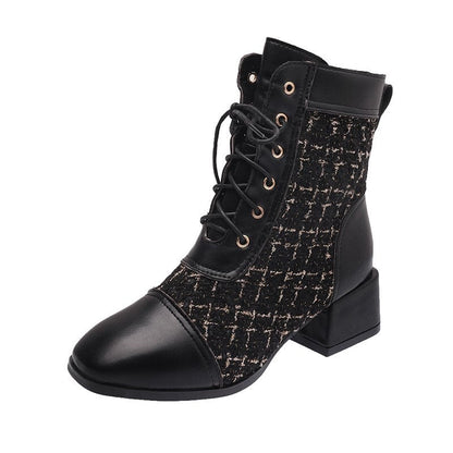 lovwvol Winter Luxury Sexy Shoes High Heel Boots Ankle Women Autumn Chunky Female Casual Sock Short Boots