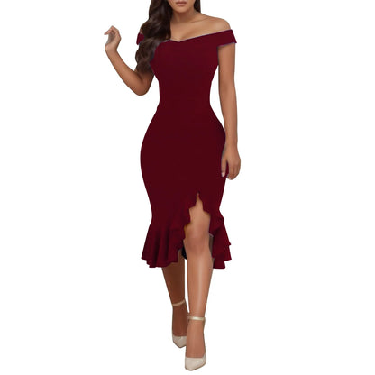 lovwvol Spring Autumn Elegant Solid Velvet Bodycon Party Dress Women Sexy Backless Slim Mini Dress Ladies Fashion Casual Dresses XL