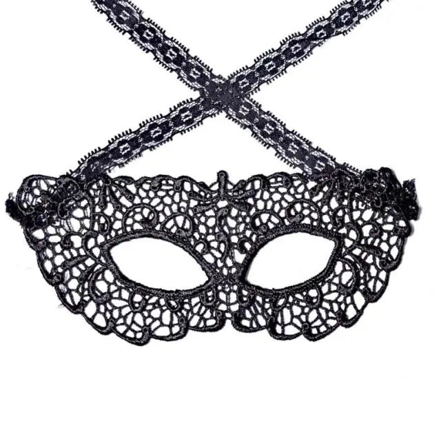 Women Hollow Lace Masquerade Face Mask Sexy Cosplay Prom Party Props Costume Halloween Masquerade Mask Nightclub Queen Eye Mask