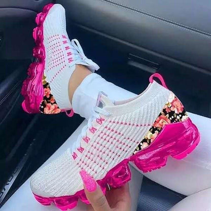 Women Mesh Breathable Sport Sneakers  Spring New Designer Casual Light Outdoor Platform Walking Shoes Zapatos De Mujer