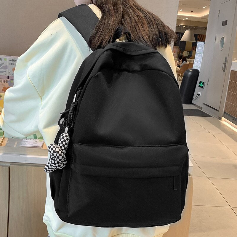 Lovwvol Trendy Female Waterproof Fashion Girl Travel Nylon Book Bags Women Student Laptop Cute School Bag Cool Lady College Backpack New