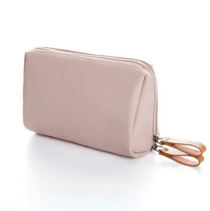 New Makeup Bag Simple Solid Color Cosmetic Bag for Women Pouch Toiletry Bag Waterproof Make Up Purses Case Hot