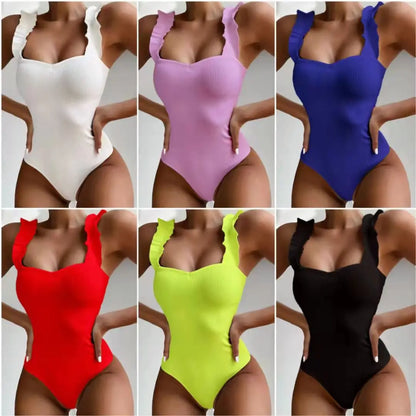 lovwvol   New Women Swimsuit Striped One Piece Backless Swimwear Sexy Slimming Beach Wear Summer Vintage Bathing Suits Bikini