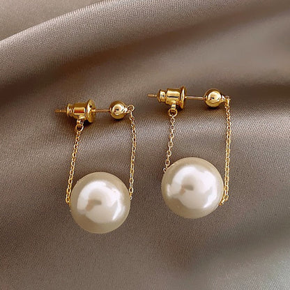 Korean Style Honey Bee Pearl Stud Earrings For Women Exquisite Small Elegant Earring Ladies Wedding Party Birthday Jewelry Gifts