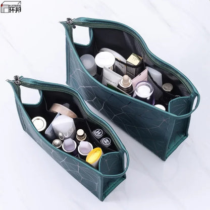 Ins Wind Makeup Bag Simple Portable Makeup Storage Bag Clutch Travel Storage Bag Girl