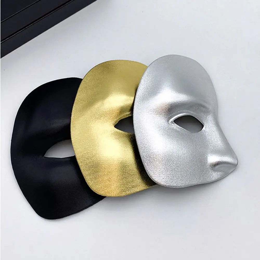 Retro Fashion Plastic Mask Halloween Party Masquerade Decoration Christmas Halloween Dance Cosplay Props