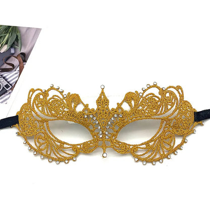 Sexy Lady Black White Red Lace Mask Translucency Half Face Masks Masquerade Party Dance Costume Party Eye Mask