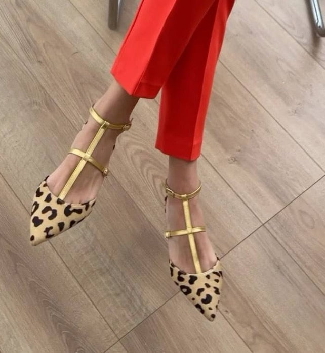 lovwvol Sandals Women Summer  Casual College Mixed Color Buckle Empty Fashion Pointy Simplicity Elegant Woman Shoes With Low Heels