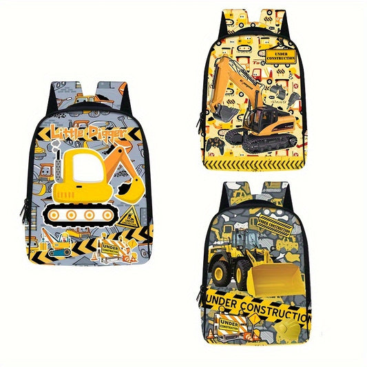 1pc Adorable Cartoon Print Kids Backpack - Stylish & Lightweight School Bag for Boys & Girls - Durable, Comfortable, Perfect Everyday Use, Ideal Gift for Little Ones