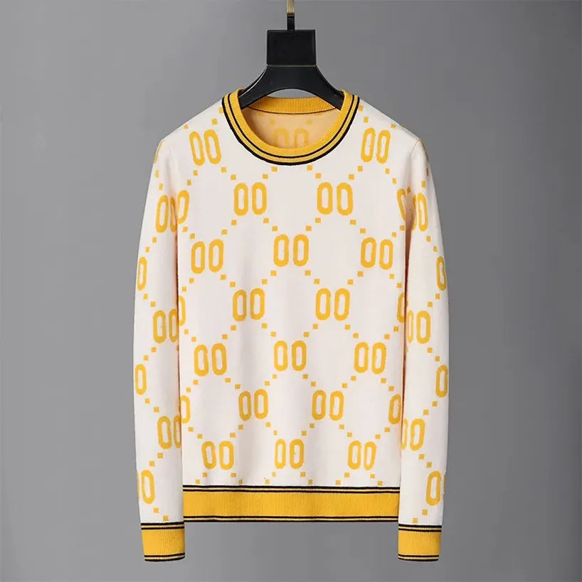 New Europe women and mens designer sweaters retro classic luxury sweatshirt men Arm letter embroidery Round neck comfortable high-quality jumper