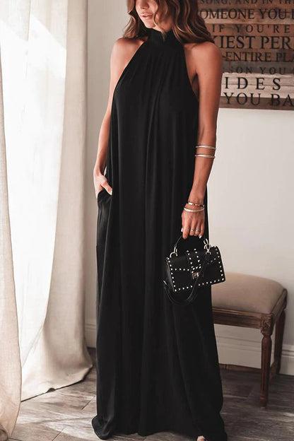 Get Obsessed Ruched Sleeveless Wide Leg Jumpsuit