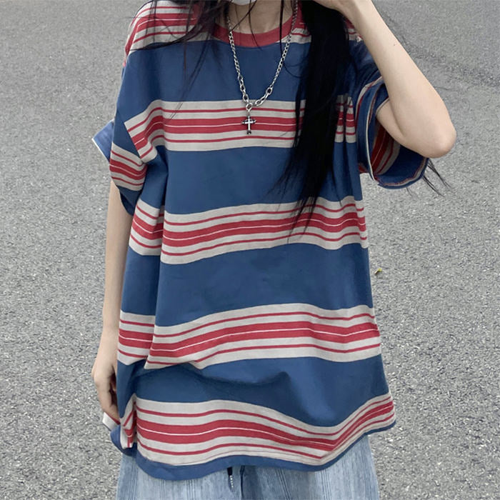 Downtown Girl Striped T-Shirt