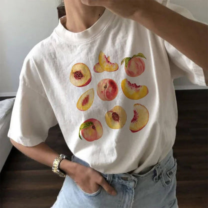 Peach Graphic T-Shirt