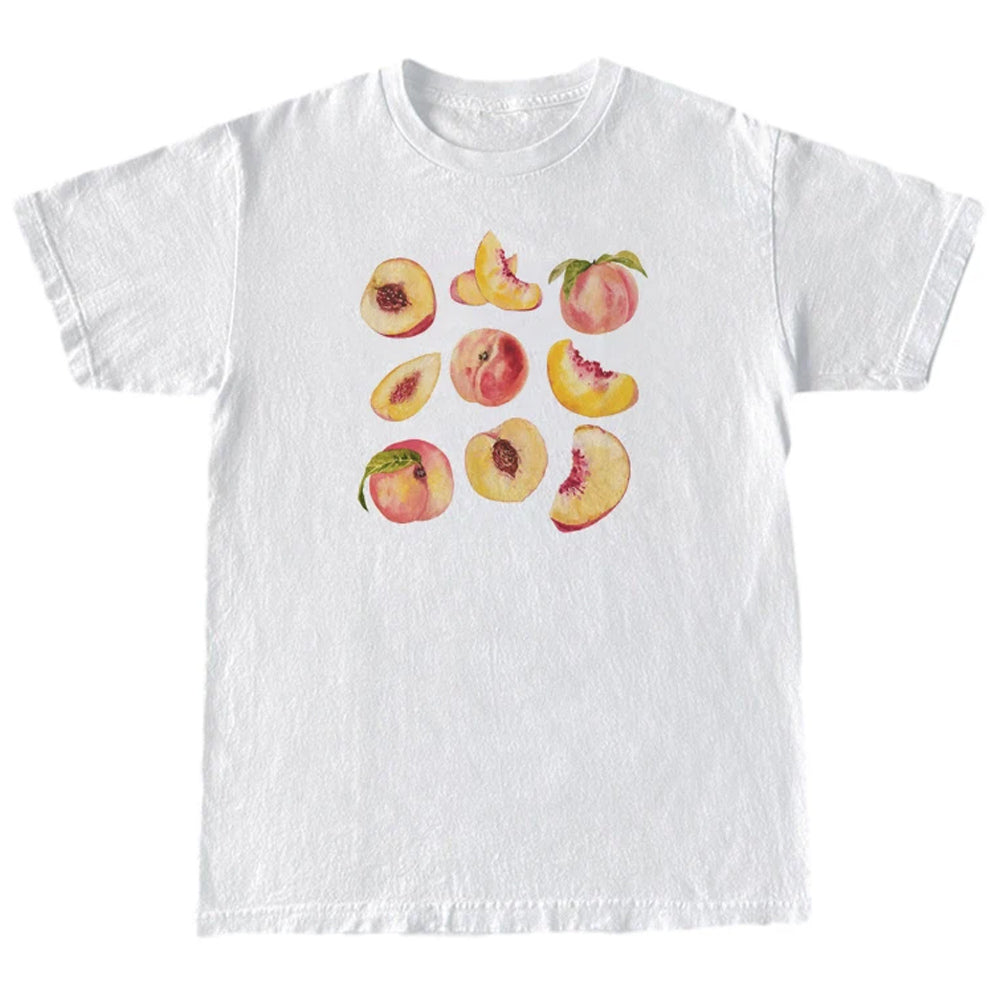 Peach Graphic T-Shirt