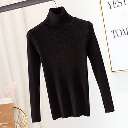 lovwvol Women Sweaters Autumn Winter Tops Thick Slim Women Pullover Knitted Sweater Jumper Soft Warm Pull Femme