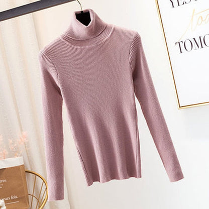 lovwvol Women Sweaters Autumn Winter Tops Thick Slim Women Pullover Knitted Sweater Jumper Soft Warm Pull Femme